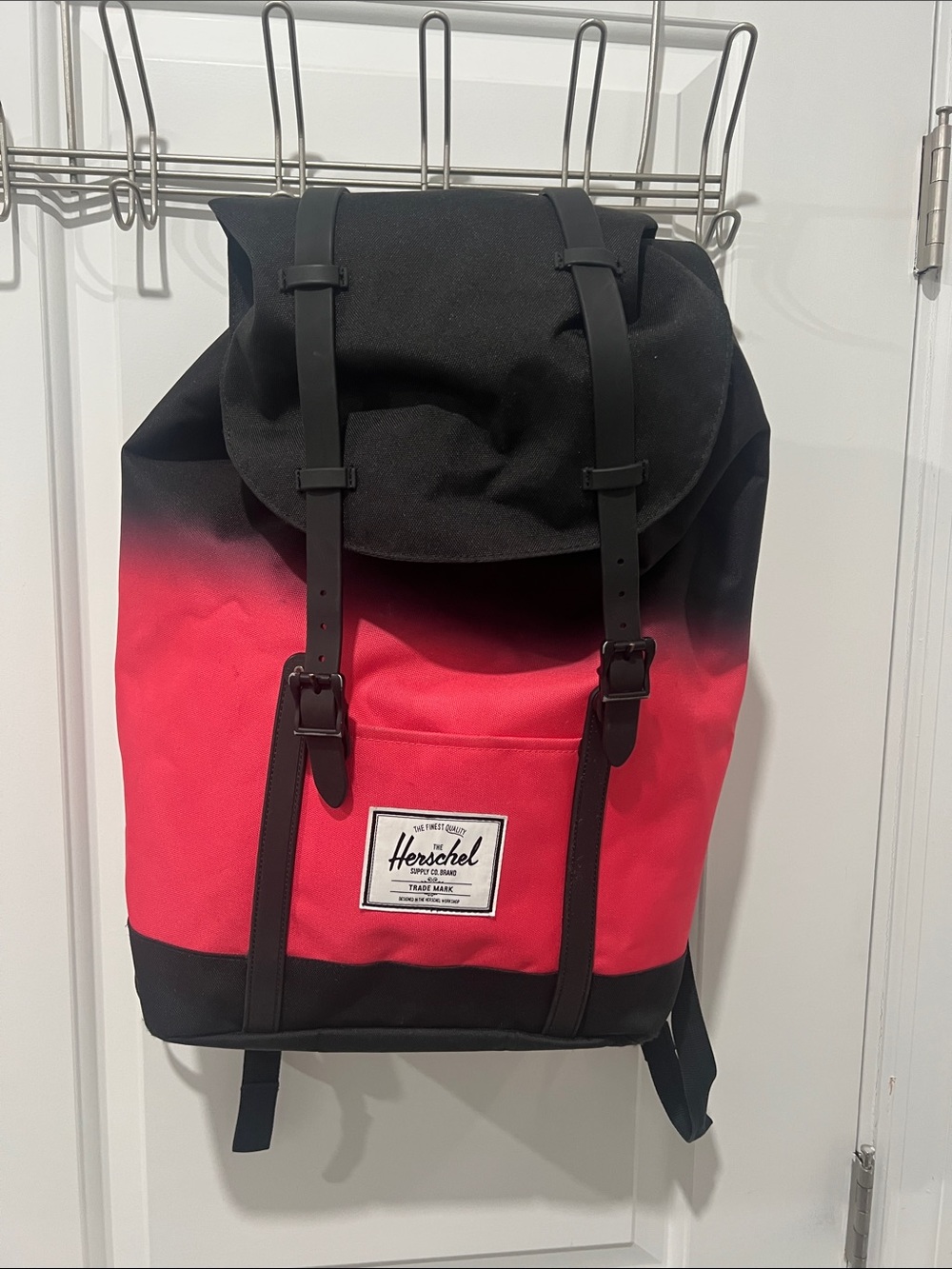 Herschel Supply Company Black and Pink Ombre Backpack